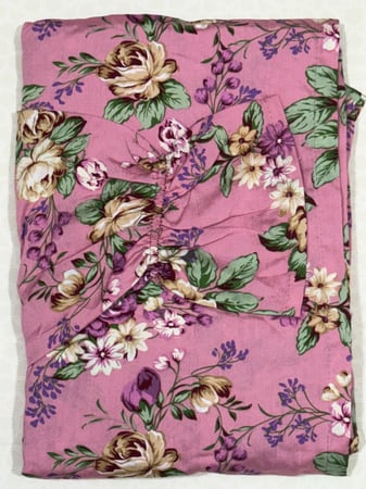 شرشف مرد كويتي (Mard)كم فرنسي بربطه من الجنب الطول من الكتف 160cm اللون وردي