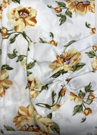 شرشف مرد كويتي  (Mard)كم فرنسي بربطه من الجنب الطول من الكتف 160 cm  اللون  سكري