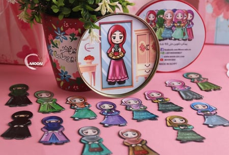 حجابي بازل مغناطيس - لعبة تعليمية