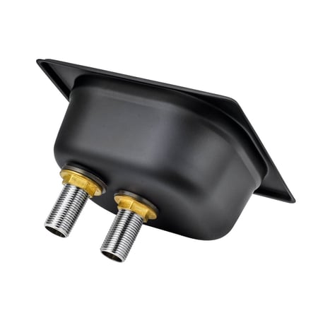 رينزر شطف مقاس 17.5×16.1سم | Rinser Square Black