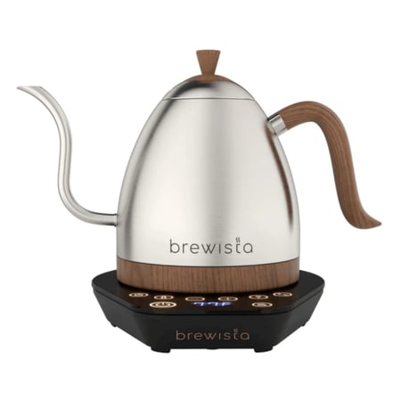 غلاية برويستا الكهربائية 1لتر , فضي | Brewsita Artisan Electric Kettle