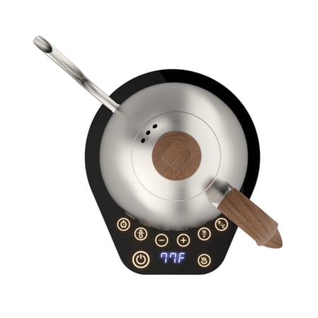 غلاية برويستا الكهربائية 1لتر , فضي | Brewsita Artisan Electric Kettle