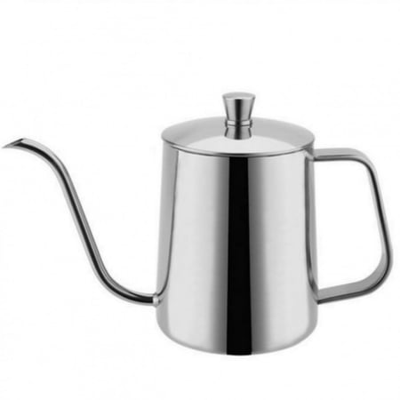 ابريق ترشيح ستانلس ستيل , فضي | PourOver Coffee Kettle