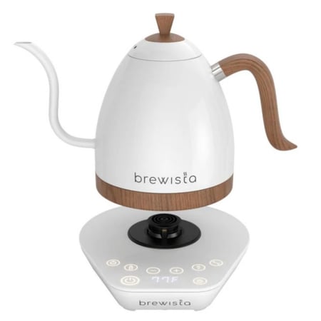 غلاية برويستا الكهربائية 1لتر , أبيض | Brewsita Artisan Electric Kettle