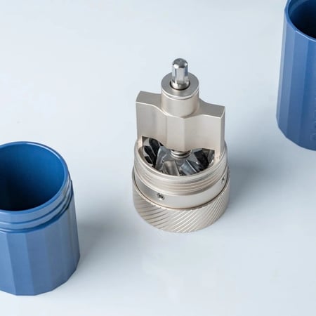 طاحونة ون زيبريسو اليدوية | 1Zpresso Q Air Blue