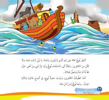 قصة نوح عليه السلام من كتاب قصص الأنبياء للأطفال دار الهدى للنشر