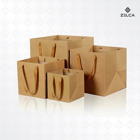 اكياس ورقية مربعة بحبل