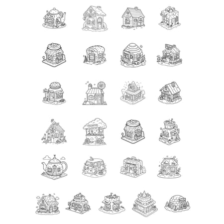 باقة رسومات تلوين للكبار (رقمي)