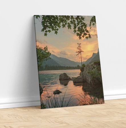 طباعة صورة على لوحة جدارية