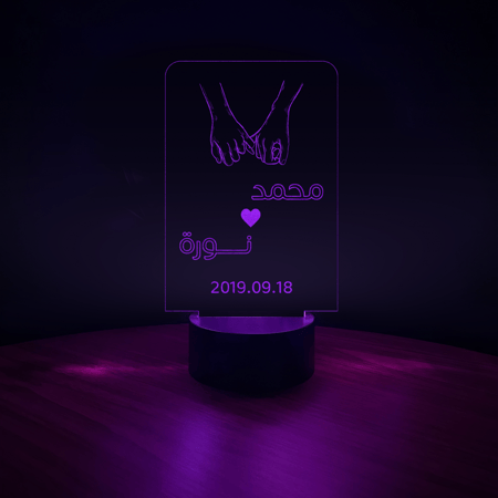 قاعدة مضيئة بالاسم - اسماء ثنائية 3