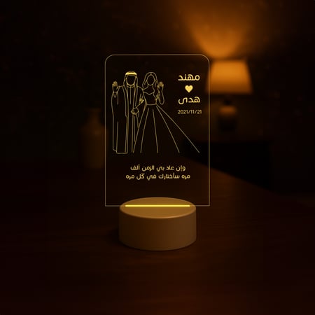 قاعدة مضيئة بالاسم- بداية الحكاية