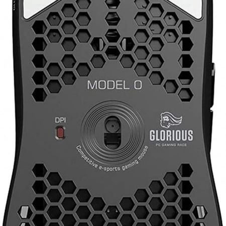 فأرة إحترافية جلورويس موديل O Minus سلكي أسود مات