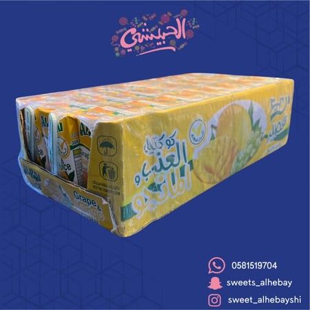 عصير الري عنب مانجو (24حبه×125مل)