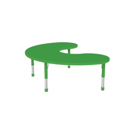 طاولة رياض أطفال نصف دائرية