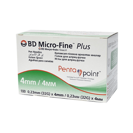 ابر قلم الأنسولين بي دي 32ج 4مم BD Micro Fine