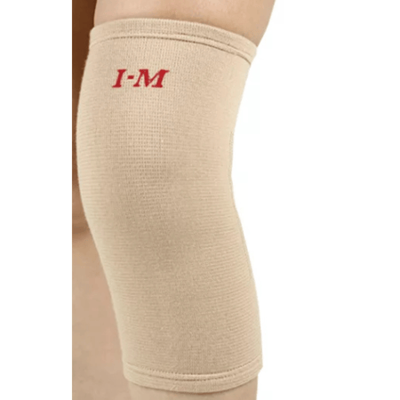 مشد ركبة طبي مرن باللون البيج موديل ES-701 من شركة I-M لدعم المفاصل