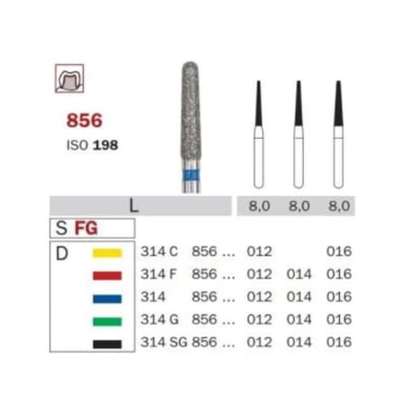 Microcopy - Diamond Bur 856 Long