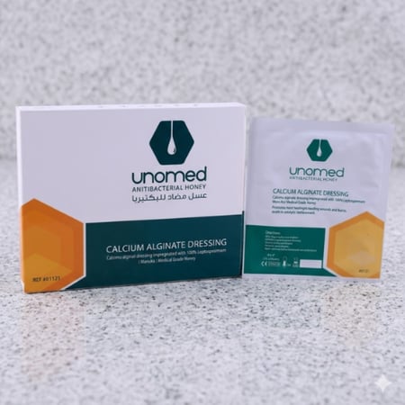 أونومد ضماد عسل طبي مانوكا مقاس 10 في 10 سم