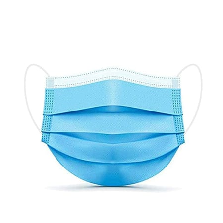 كمامة مطاط ازرق