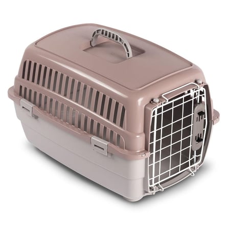 ام بي أس فوييجر حامل بباب معدني للحيوانات الأليفة الصغيرة