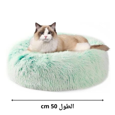 فرشة نوم للحيوانات الأليفة أخضر فاتح