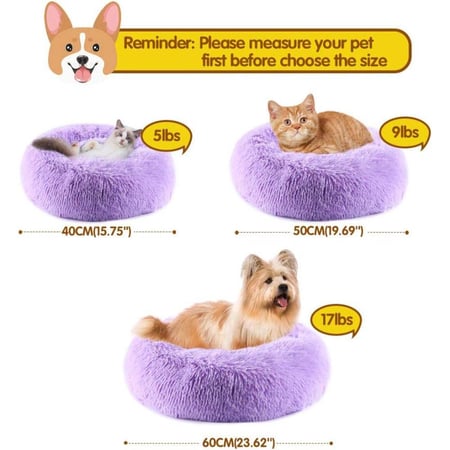 فرشة نوم للحيوانات الأليفة بنفسجي