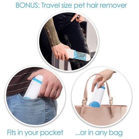 فرشاة لإزالة الشعر من الاثاث والملابس