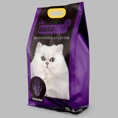 رمل للقطط من كيوت كات بروائح متعددة 10 لتر