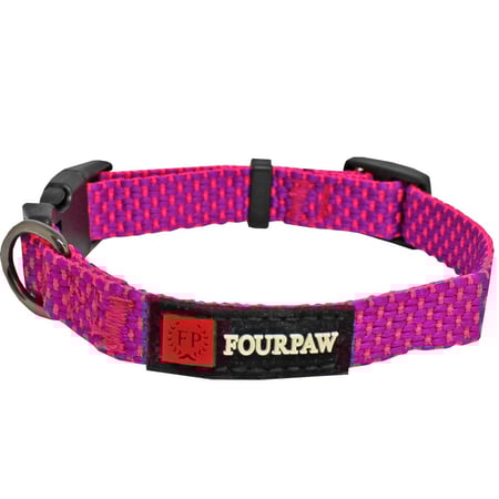 طوق للكلاب صغير وردي وبنفسجي