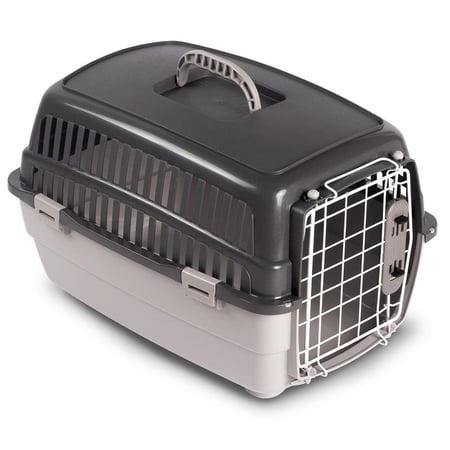 ام بي أس فوييجر حامل بباب معدني للحيوانات الأليفة الصغيرة