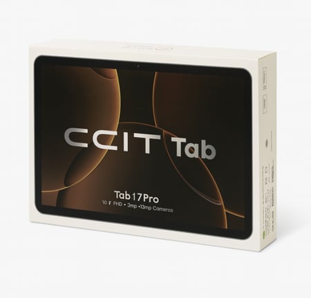 جهاز لوحي تاب 17 برو بشاشة 10.1 بوصة بنظام أندرويد، ذاكرة وصول عشوائي 16 جيجابايت، سعة تخزين 1 تيرابايت مع(كفر ,شاشة حماية ,كيبورد ,سماعة راس ,شاحن ,قلم ,OTG)