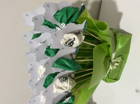 بالونات اليوم الوطني بالحبة بدون بوكية