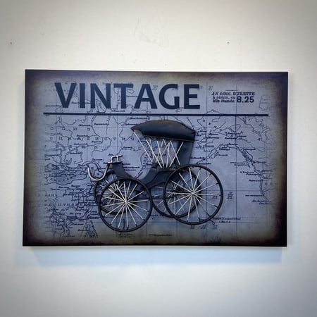 ديكور لوحة حديد انتيك