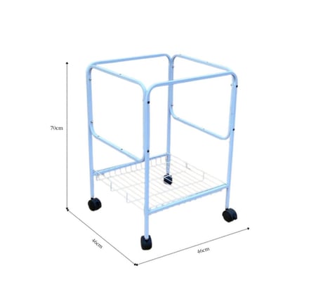 ستاند قفص للببغاء ابيض