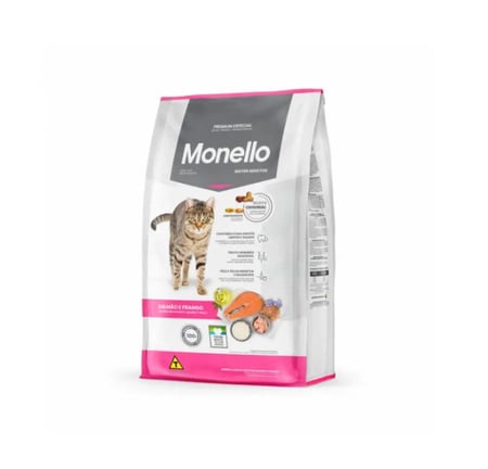 أكل مونيلو للقطط البالغة | سلمون ودجاج- 1كجم