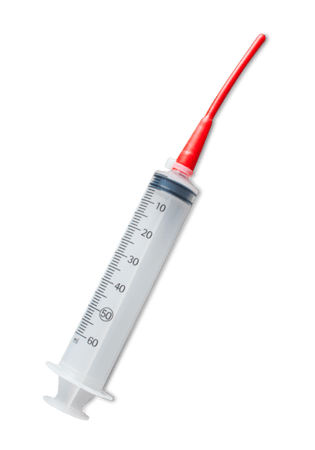 psittacus red soft tube سيتاكوس ابرة غر انبوبة سيليكون 20 مل
