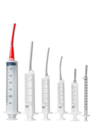 psittacus red soft tube سيتاكوس ابرة غر انبوبة سيليكون 20 مل