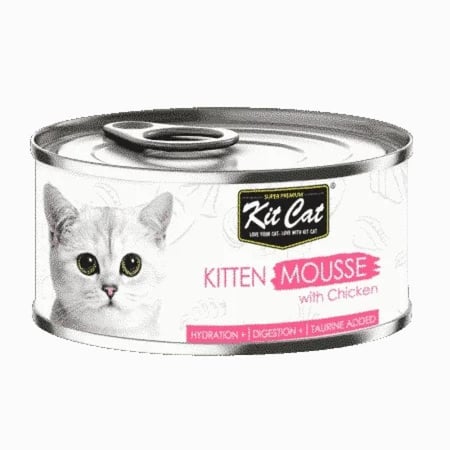 KIt Cat KITTEN TUNA with Flakes 80g كت كات معلبات تونا للقطط الصغيرة غ80