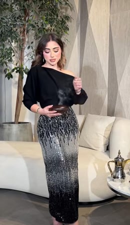 فستان سهرة انيق