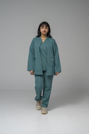 سكراب ملون طبي تيفاني غامق - الوان النسيج