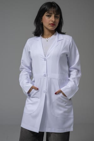 بالطو طبي نسائي ابيض | لابكوت موديل رقم 3