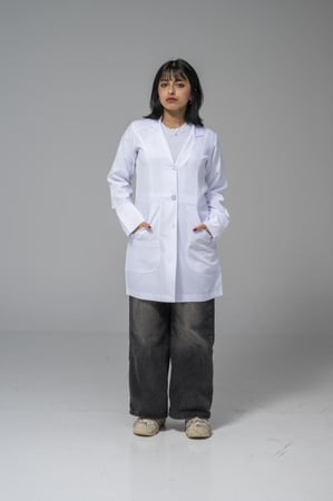 بالطو طبي نسائي ابيض | لابكوت موديل رقم 3