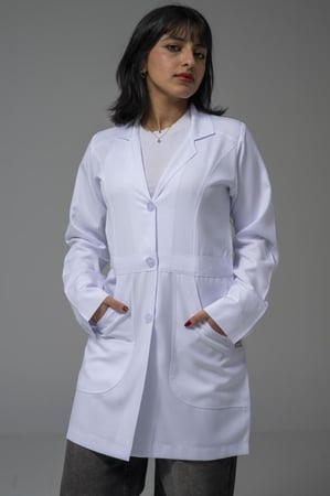 بالطو طبي نسائي ابيض | لابكوت موديل رقم 3