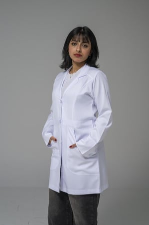 بالطو طبي نسائي ابيض | لابكوت موديل رقم 3