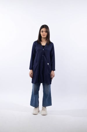 بالطو كحلي نسائي