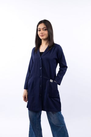 بالطو كحلي نسائي