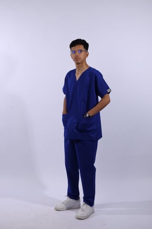 سكراب طبي ازرق غامق