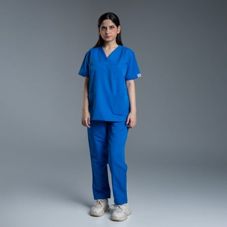 سكراب ازرق فاتح-ألوان النسيج للزي الطبي