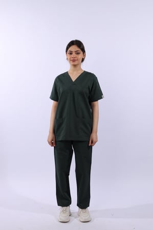 سكراب زيتي غامق - نسائي