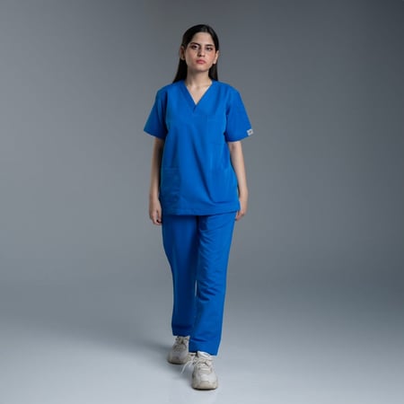 سكراب ازرق فاتح-ألوان النسيج للزي الطبي